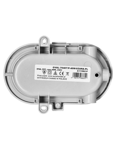  OVAL 7040T/P, oprawa oświetleniowa, 40W, E27,...