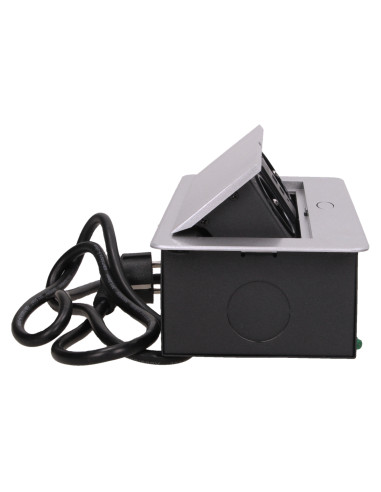 Gniazdo meblowe wpuszczane w blat z płaskim...