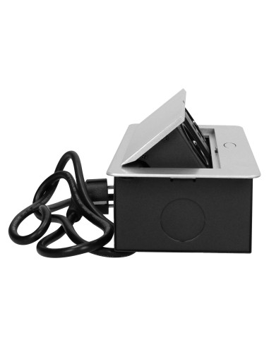 Gniazdo meblowe wpuszczane w blat z płaskim...