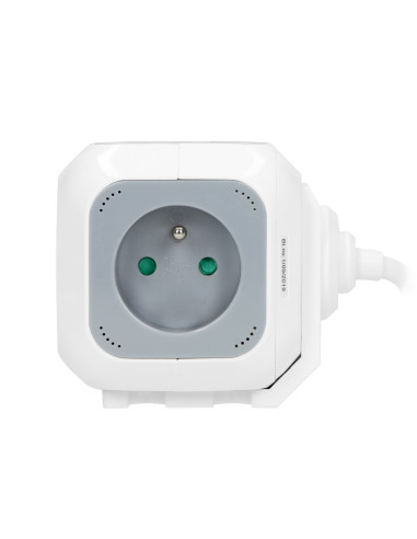 Przedłużacz 4 krotny 2P+Z, ładowarka 2xUSB,...