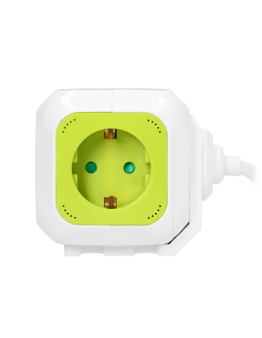 Przedłużacz 4-krotny(Schuko) z ładowarką 2xUSB...