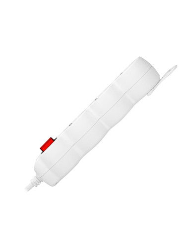 Przedłużacz 3-krotny 2P+Z z wyłącznikiem, 1,5m...