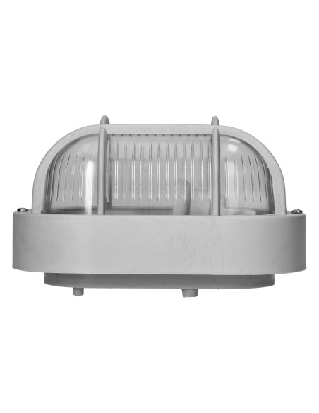  OVAL 7040 STYL, oprawa oświetleniowa, 40W, E27, IP44, IK10, klosz poliwęglan przeźroczysty, podstawa polipropylen,...