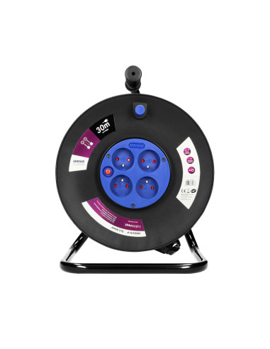  Przedłużacz bębnowy, 4 gniazda 2P+Z, kabel PVC...