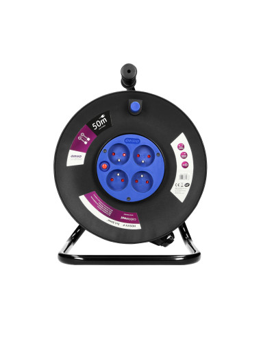  Przedłużacz bębnowy, 4 gniazda 2P+Z, kabel PVC...