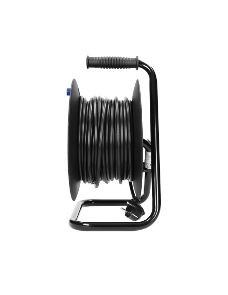  Przedłużacz bębnowy, 4 gniazda 2P+Z, kabel PVC H05VV-F 3x1,5mm², długość 50m, termik, przesłony torów...