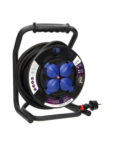  Przedłużacz bębnowy profesjonalny IP44, 4...