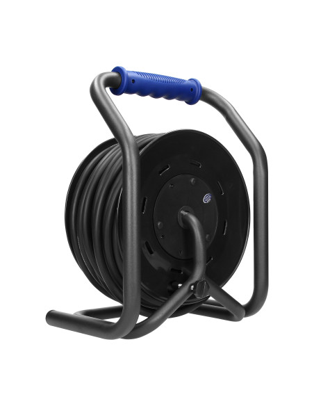  Przedłużacz bębnowy profesjonalny IP44, 4 gniazda 2P+Z, kabel gumowy olejoodporny, H07RN-F 3x2,5mm², długość 20m,...