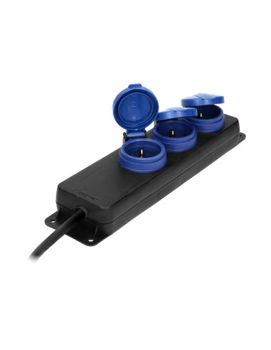  Przedłużacz warsztatowy bryzgoszczelny IP44, 3...