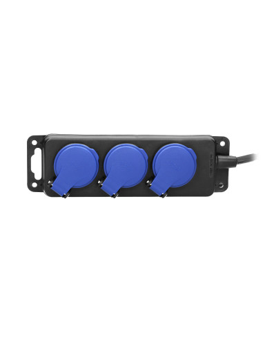 Przedłużacz warsztatowy bryzgoszczelny IP44, 3...