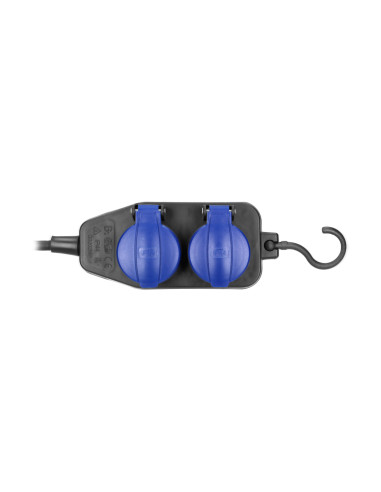  Przedłużacz warsztatowy bryzgoszczelny IP44, 4...