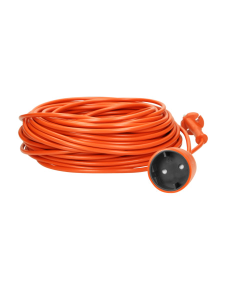 Przedłużacz ogrodowy pomarańczowy zalewany, 1x2P 40m, OMY 2x1mm², 230VAC/10A, PRODUKT POLSKI