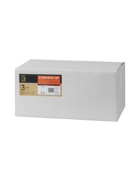 CORRADO 2P, lampa wisząca, E14  max. 2x 40W, chrom