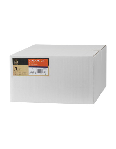 GALAKSI 3P, lampa wisząca, E14  max. 3x 40W, chrom