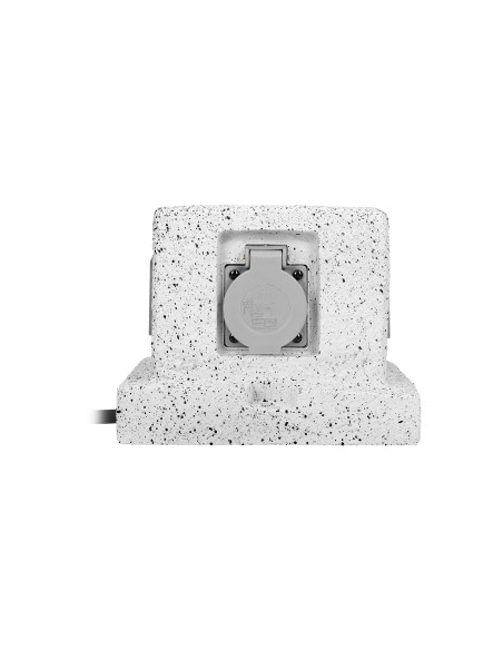 Gniazdo ogrodowe SŁUPEK, 4x2P+Z (schuko), kabel gumowy H07RN-F 3x1,5mm², 3m