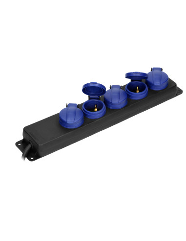 Przedłużacz warsztatowy bryzgoszczelny IP44, 5...