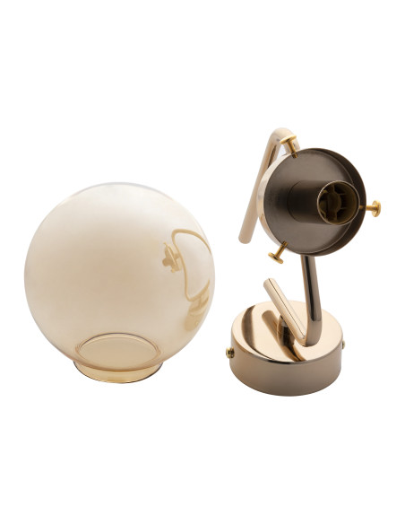 BULAT 1P, kinkiet, E14 max. 40W, złoty