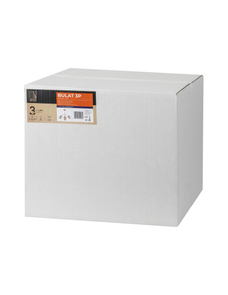 BULAT 3P, lampa wisząca, E14 max. 3x40W, złota