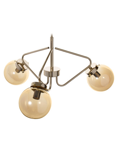BULAT 3P, lampa wisząca, E14 max. 3x40W, złota