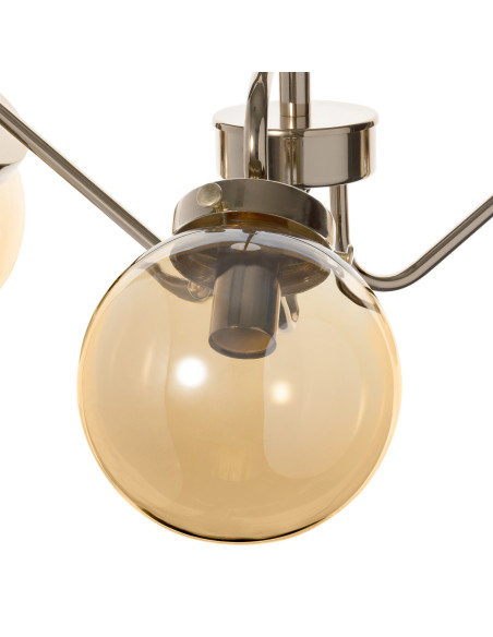 BULAT 3P, lampa wisząca, E14 max. 3x40W, złota