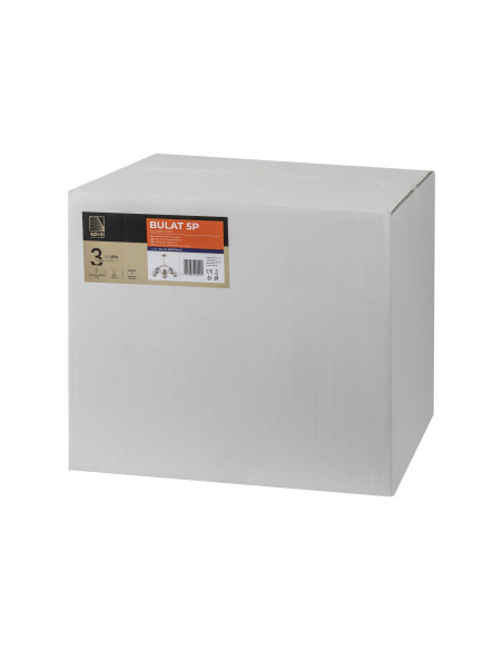 BULAT 5P, lampa wisząca, E14 max. 5x40W, złota