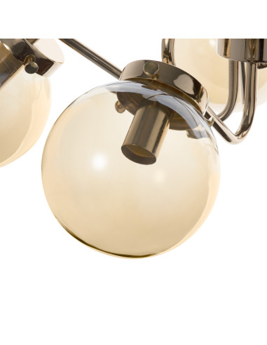 BULAT 5P, lampa wisząca, E14 max. 5x40W, złota