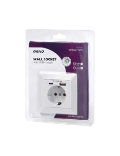 Gniazdo pojedyncze 2P+Z (Schuko), USB-A + USB-C, Wyjście... 2
