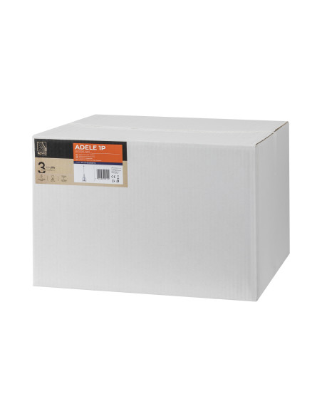 ADELE 1P, lampa wisząca, E27 max. 60W, czarna