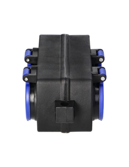 Rozgałęźnik czterokrotny bryzgoszczelny i odporny na uderzenia 4x2P+Z Schuko, 16A, IP44