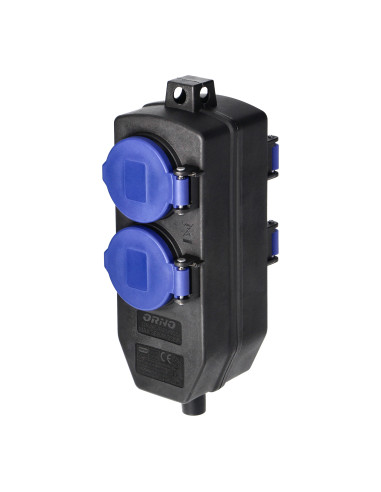 Rozgałęźnik czterokrotny bryzgoszczelny i...