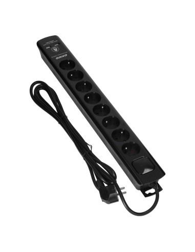  Listwa przeciwprzepięciowa, 8 gniazd 2P+Z,...