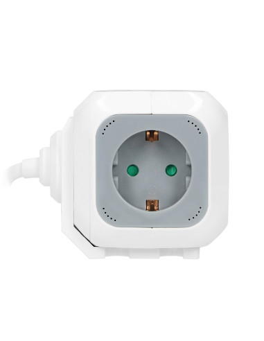 Przedłużacz 4x2P+Z (Schuko), ładowarka USB A+C,...