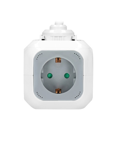 Przedłużacz 4x2P+Z (Schuko), ładowarka USB A+C,...