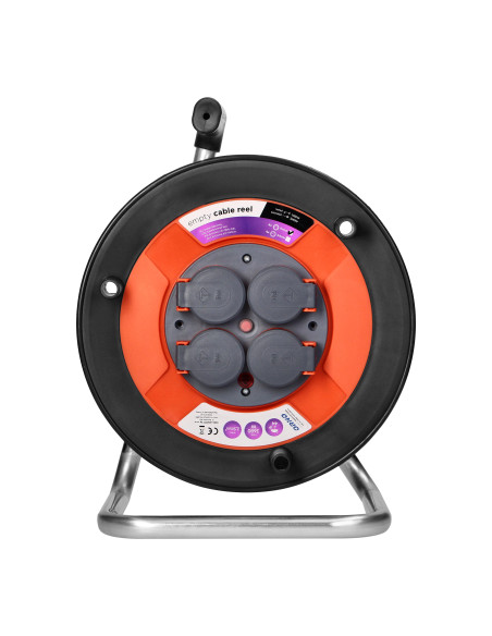 Bryzgoszczelny zwijak bębnowy IP44 4x2P+Z 16A 230V