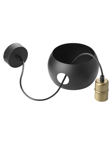 JALA 1P, lampa wisząca, E27  max.15W, czarna