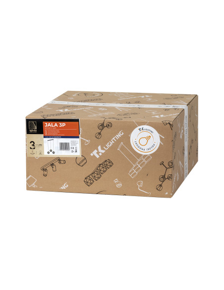 JALA 3P, lampa wisząca, E27  max.15W, czarna