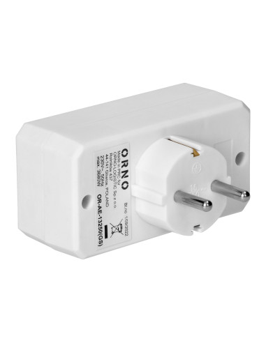 Rozgałęźnik 2x2P + 1x2P+Z (Schuko), biały