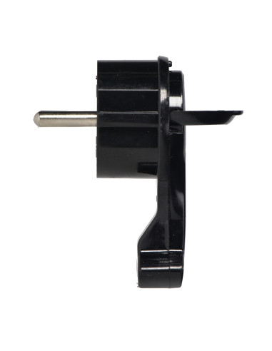 Wtyczka Uni-Schuko z uchem, czarna