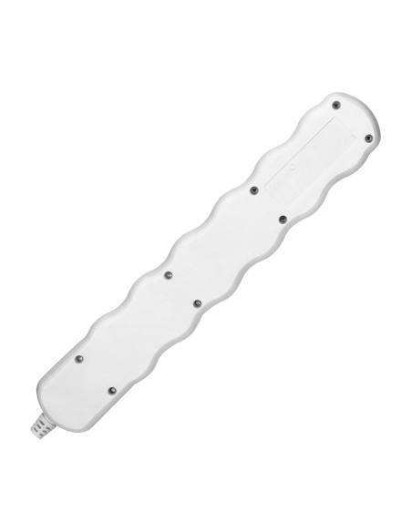 Rozgałęźnik 6x2P+Z Schuko, biały