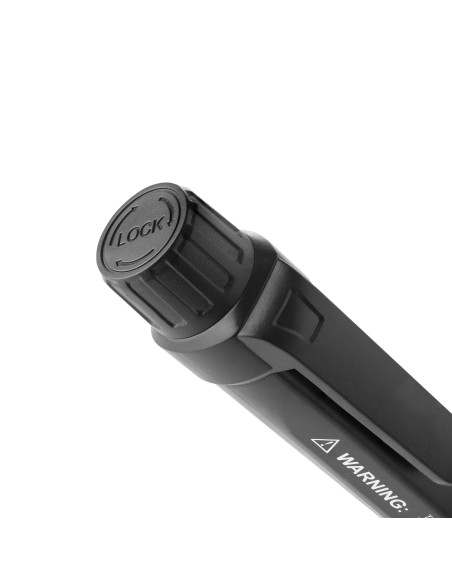 Indukcyjny tester napięcia z latarką, 12-1000V, AC/DC, czarny