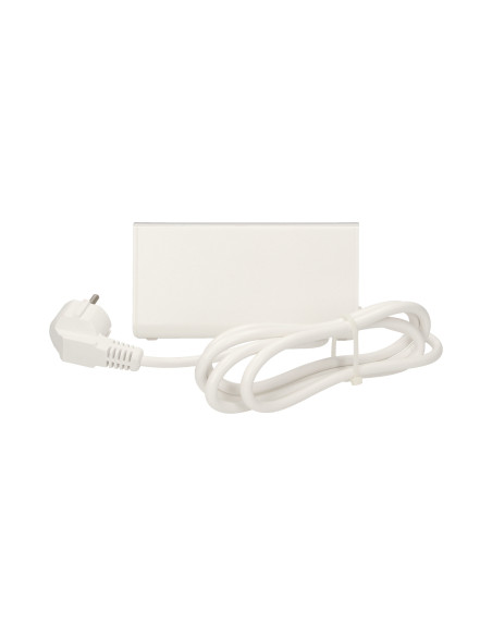 Przedłużacz biurkowy z wyłącznikiem i ładowarką, 1x2P+Z, 1x2P/II, 1xUSB, przewód 1,5m 3x1mm