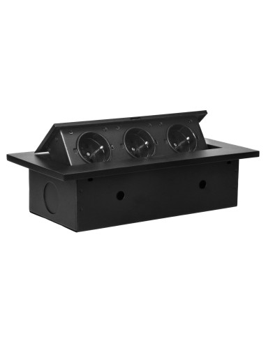 Gniazdo meblowe wpuszczane w blat z grubym...