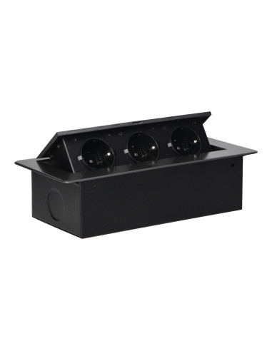 Gniazdo meblowe wpuszczane w blat z płaskim...