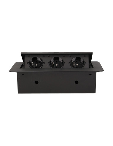 Gniazdo meblowe wpuszczane w blat z płaskim...