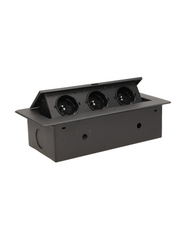 Gniazdo meblowe wpuszczane w blat z płaskim...