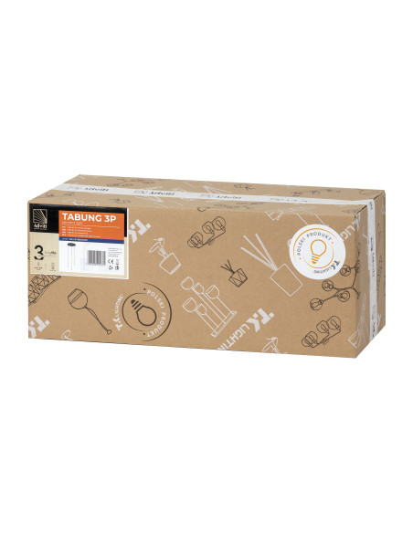 TABUNG 3P, lampa wisząca, G9  max.6W, złota