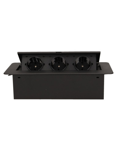 Gniazdo meblowe wpuszczane w blat z płaskim...