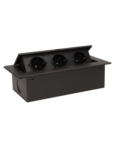 Gniazdo meblowe wpuszczane w blat z płaskim...