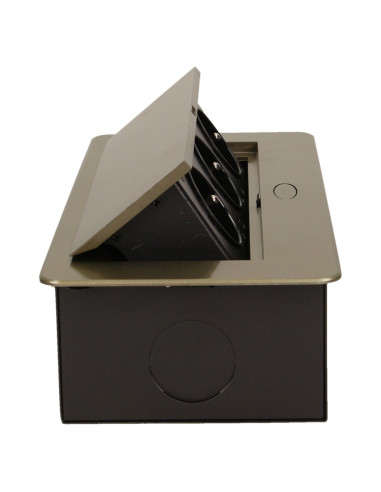 Gniazdo meblowe wpuszczane w blat z płaskim,...