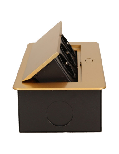 Gniazdo meblowe wpuszczane w blat z płaskim,...